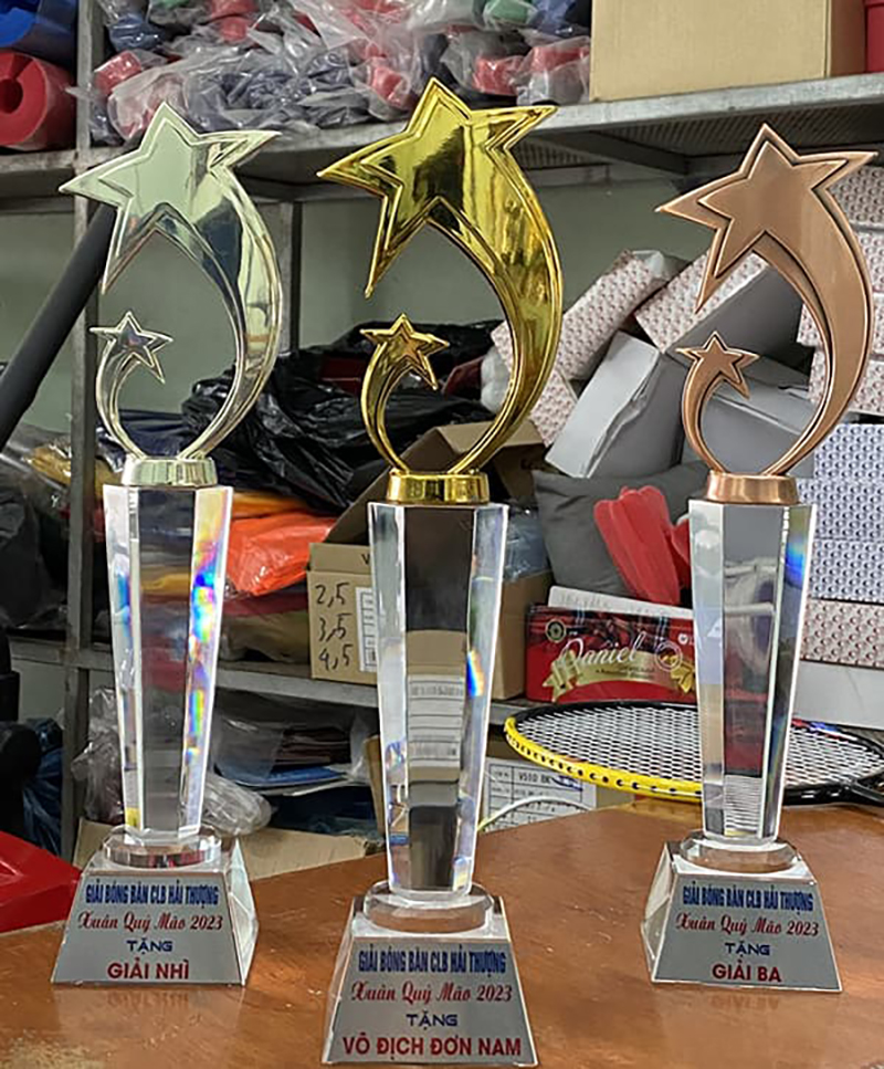 Hình ảnh thực tế Cúp pha lê CPL 49 