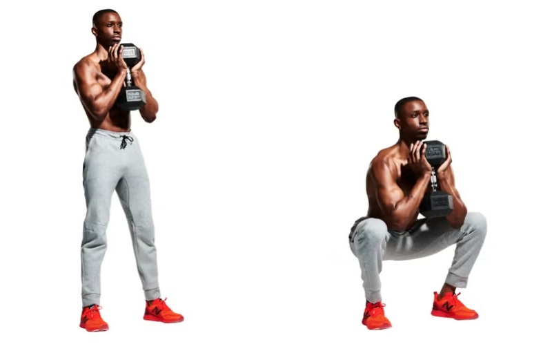Bài tập Goblet Front Squat