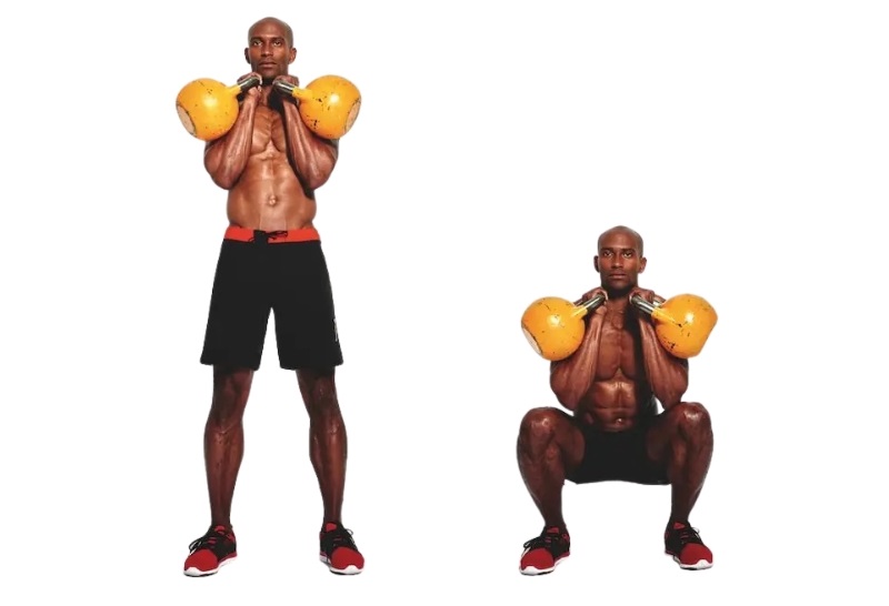 Bài tập Kettlebell Front Squat