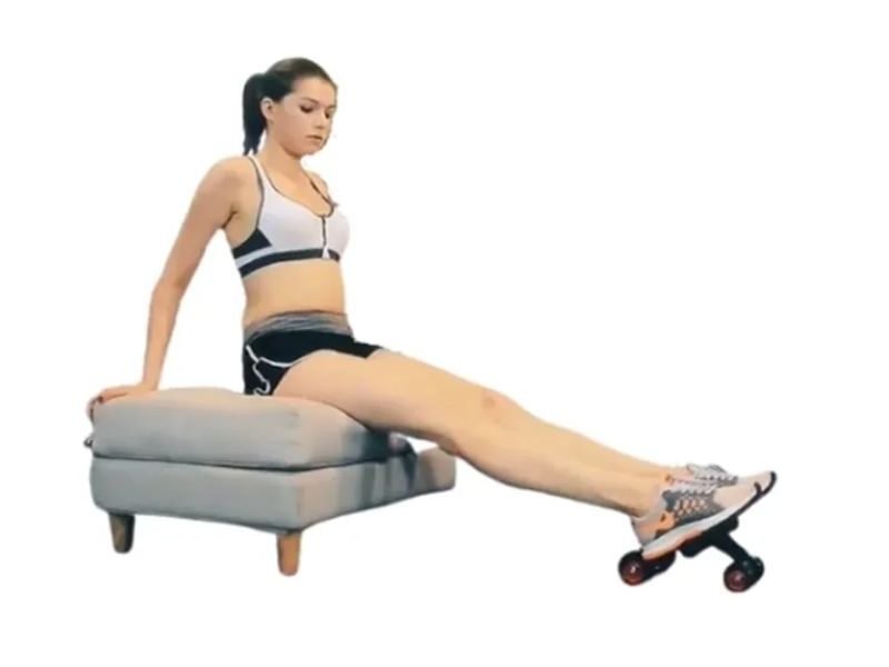 bài tập bụng với con lăn cho nữ