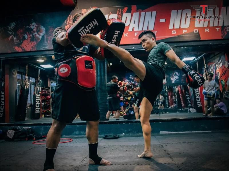 Hướng dẫn bài tập kickboxing tại nhà đơn giản, hiệu quả 2 Bài tập Front Kicks