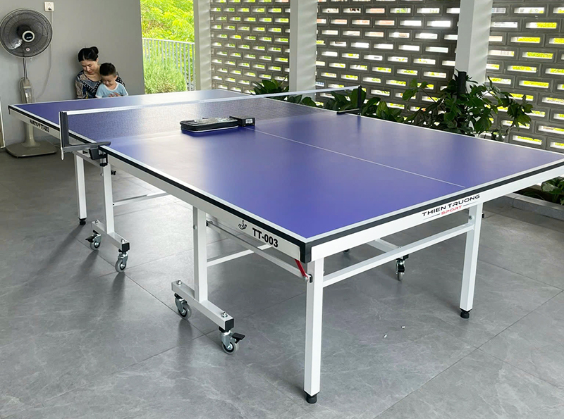 Chất liệu mặt bàn bóng bàn làm bằng gì tốt nhất? 2 Bàn bóng bàn Harito TT-003