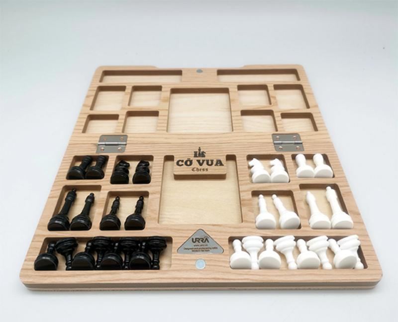 Bộ cờ vua gấp Urra V-Square Chess 2021