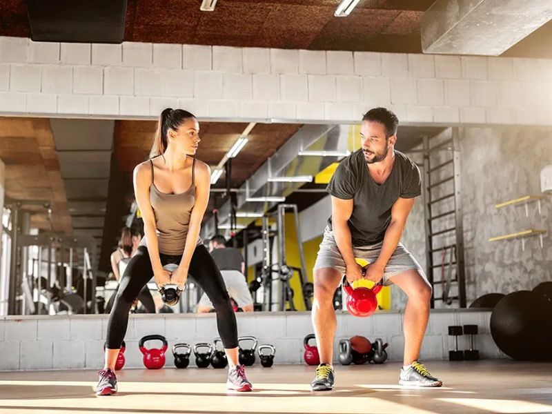 Tập quay tạ Kettlebell