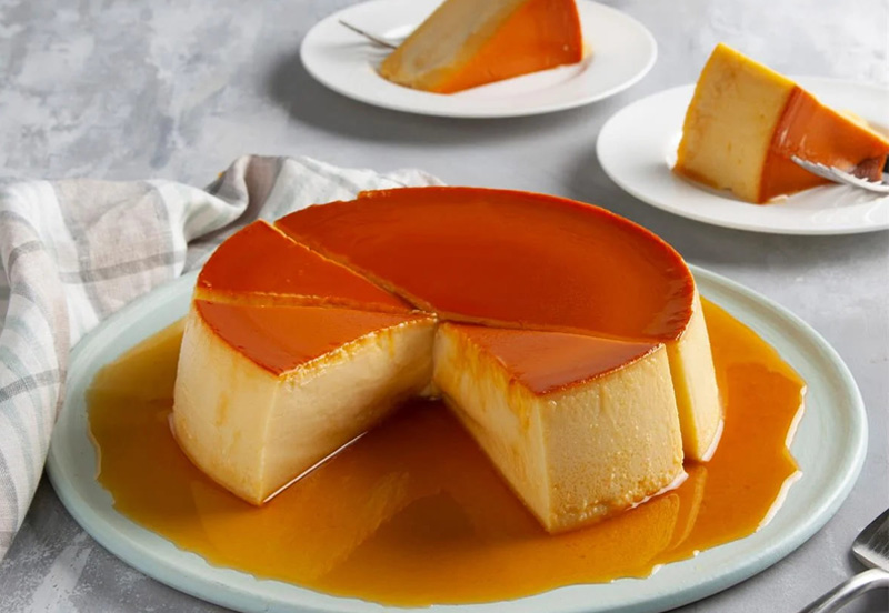Bánh flan làm tại nhà