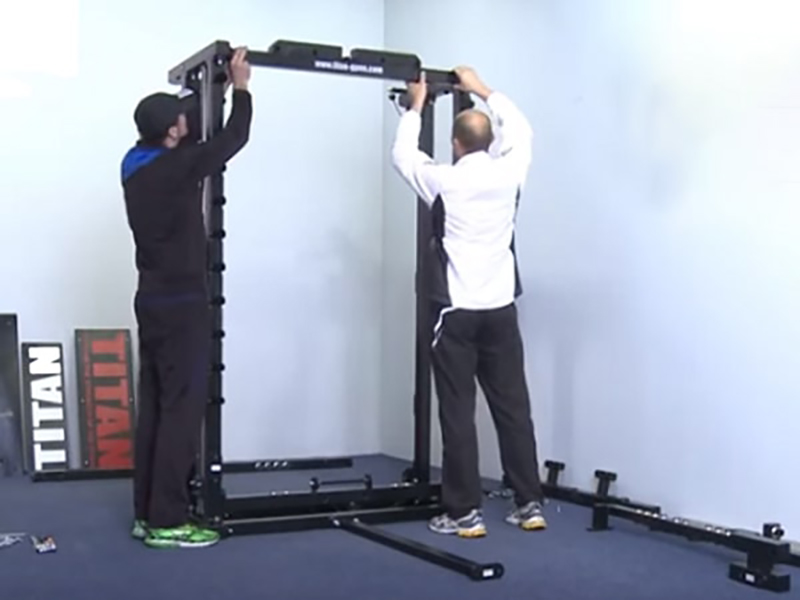 Cách lắp khung chính giàn tạ đa năng