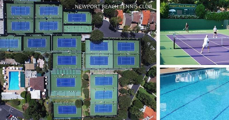 Top 5 câu lạc bộ pickleball nổi tiếng nhất thế giới 2 Một số sân chơi ngoài trời của Newport Beach Pickleball Club