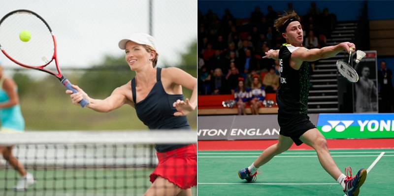 Cầu lông không đòi hỏi lực đánh mạnh như tennis
