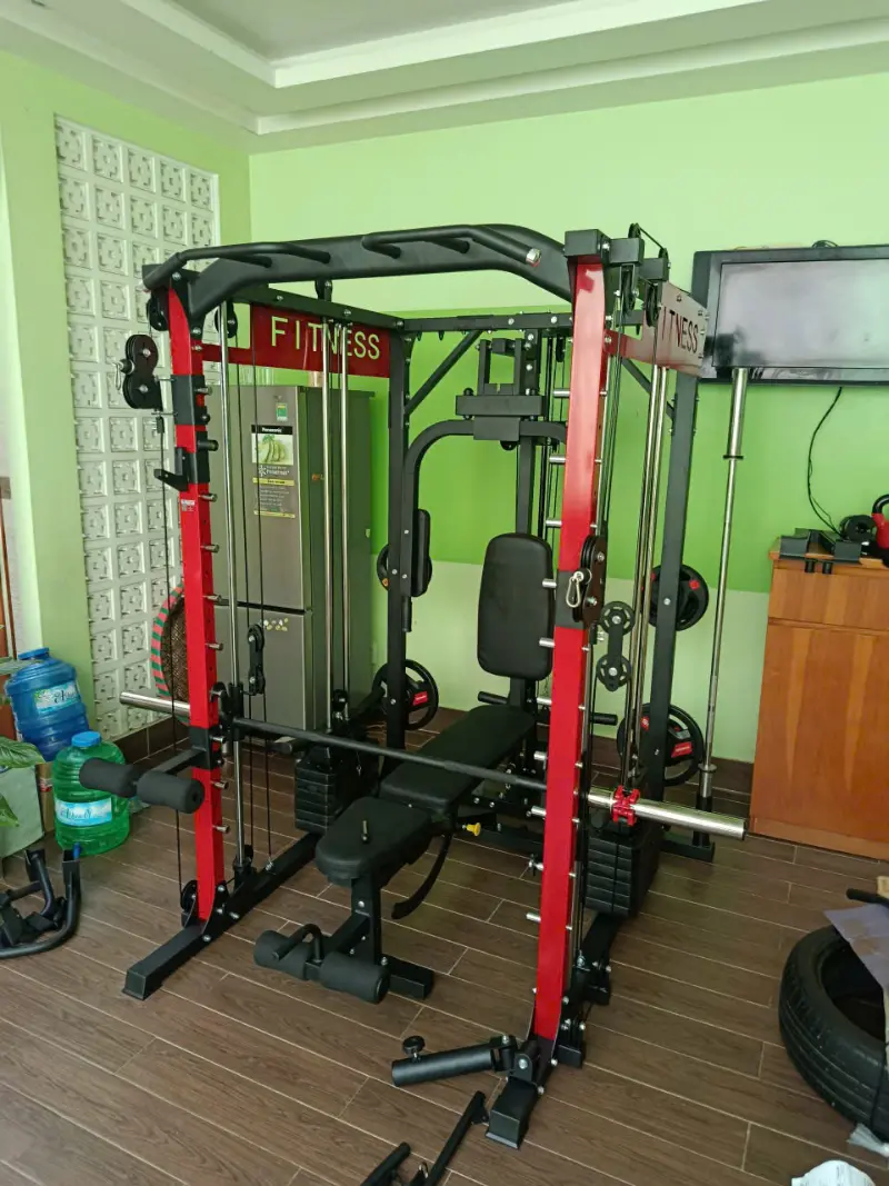 Hình ảnh thực tế giàn tạ đa năng HQ-K12 