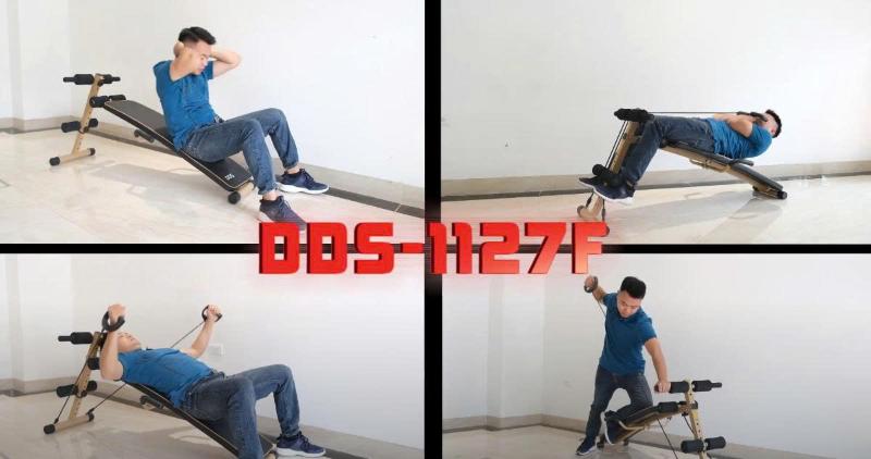 Ghế tập bụng đa năng DDS-1127F cho Gymer tập tại nhà