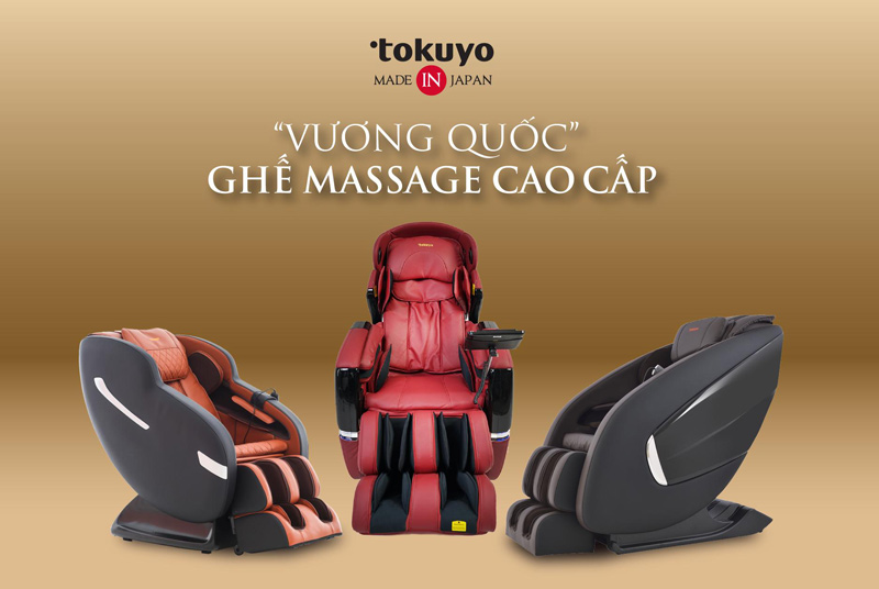 Top 10 thương hiệu ghế massage được ưa chuộng nhất 2025 9 Ghế masage Tokuyo
