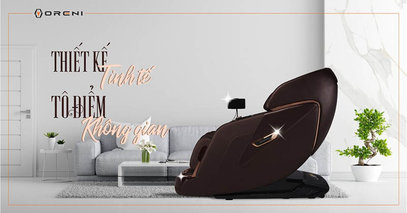 Ghế massage Oreni OR-300 Thiết kế tinh tế, tô điểm không gian