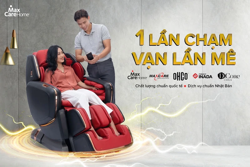 Top 10 thương hiệu ghế massage được ưa chuộng nhất 2025 10 Ghế massage Maxcare