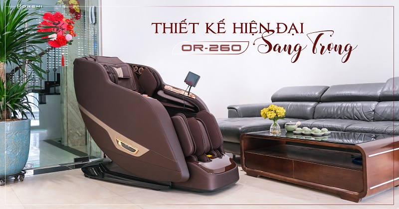 Ghế massage toàn thân Oreni OR-260 4 Ghế massage toàn thân Oreni OR-260