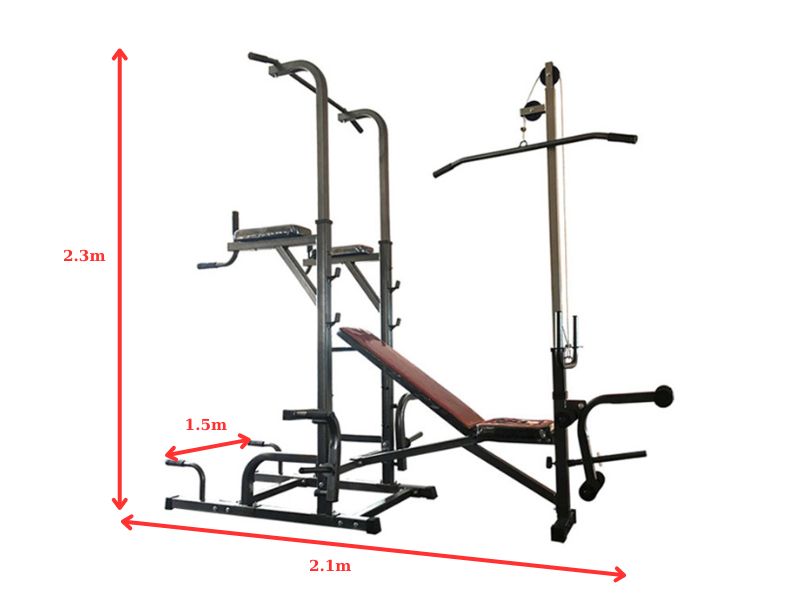 Kích thước giàn tạ đa năng tiêu chuẩn, chi tiết nhất 10 Kích thước giàn tạ đa năng XK 2022