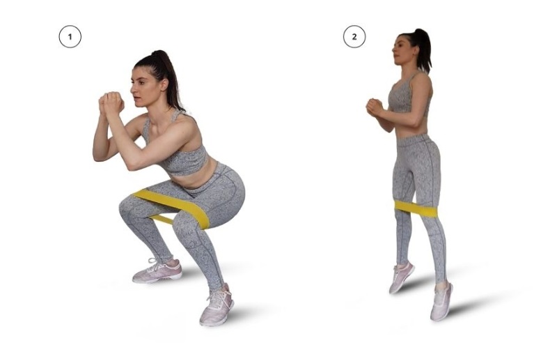 Jump Squat là gì? Cách tập Jump Squat đúng và hiệu quả nhất 6 Jump Squat with Resistance Band