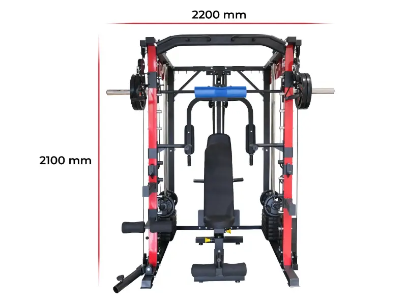 Kích thước giàn tạ đa năng HQ-K12