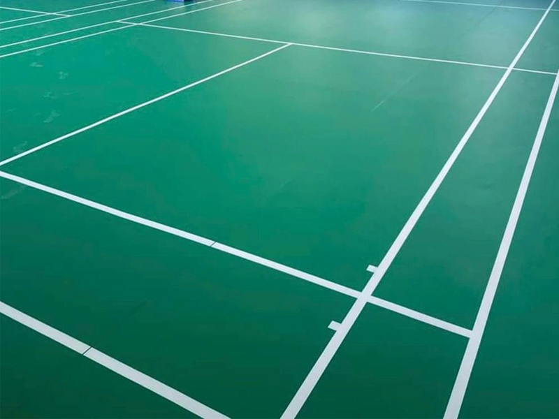 Thi công sân cầu lông tại Trường PTDT Nội trú huyện MDrăk ! 20 Thi công sân cầu lông