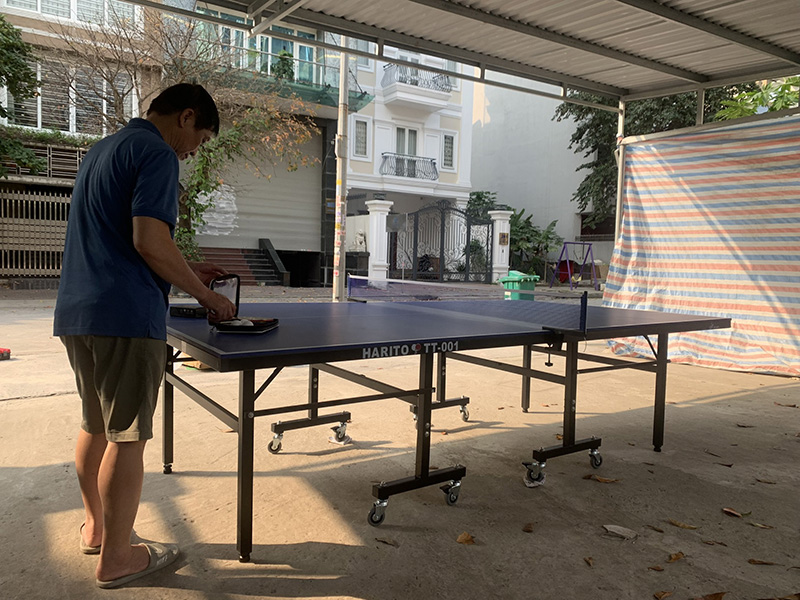 Cách lắp bàn bóng bàn đơn giản ngay tại nhà đúng chuẩn 7 Lắp đặt bàn bóng bàn
