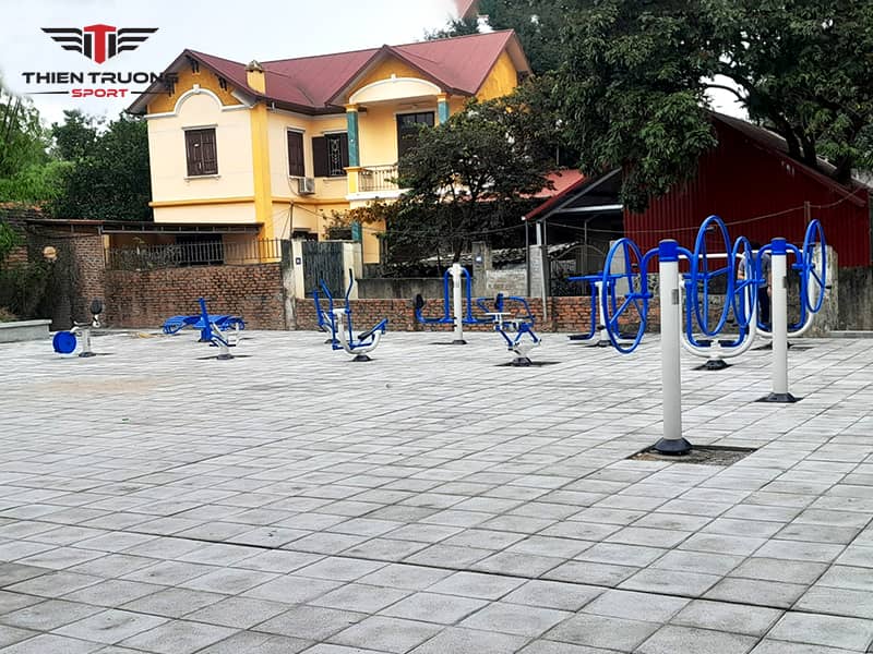 Dự án lắp đặt thiết bị thể thao ngoài trời tại thị xã Sơn Tây 8 lap dat thiet bi the thao ngoai troi tai son tay 6