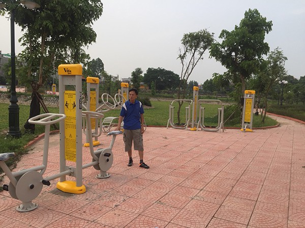 Dụng cụ lắp cho công viên Thành phố Bắc Giang