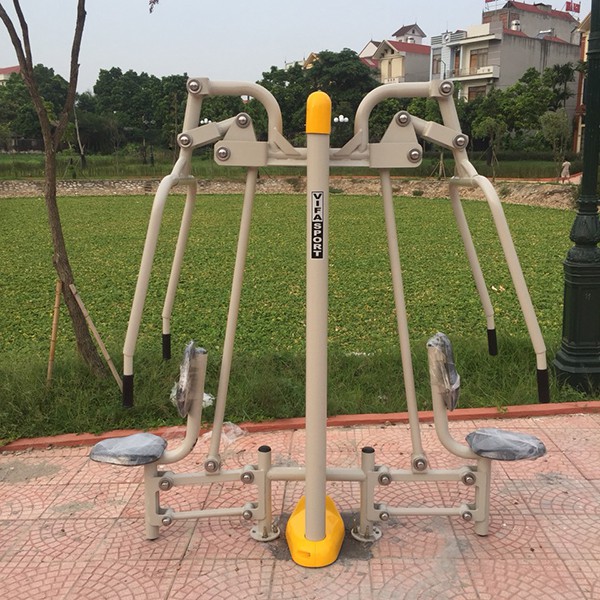 Lắp đặt dụng cụ thể thao ngoài trời ở công viên TP Bắc Giang 5 lap dctt tai cong vien bac giang 5