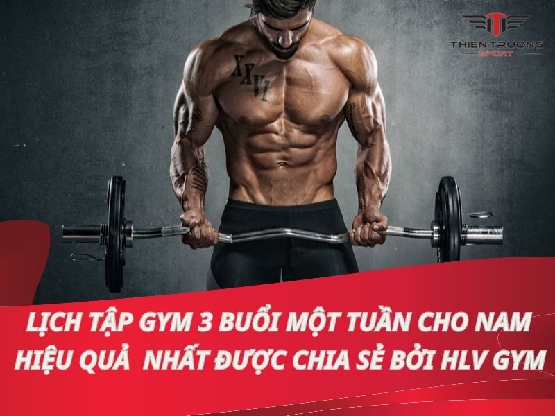 Lịch tập Gym 3 buổi 1 tuần cho nam hiệu quả nhất từ HLV Gym 2 Lịch tập Gym 3 buổi 1 tuần