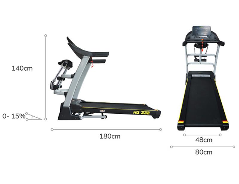 Máy chạy bộ Sakura HQ 332 4 Thông số máy chạy bộ Sakura HQ 332