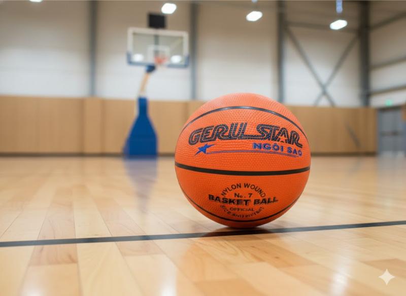 Bóng rổ Geru cao su số 7 6 Chọn địa chỉ mua quả bóng rổ cao su Gerustar số 7 uy tín
