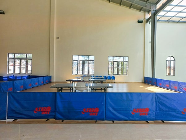 Dự án lắp đặt thiết bị tập thể thao cho chiến sĩ CA tỉnh Lâm Đồng 4 Ring chắn bóng bàn