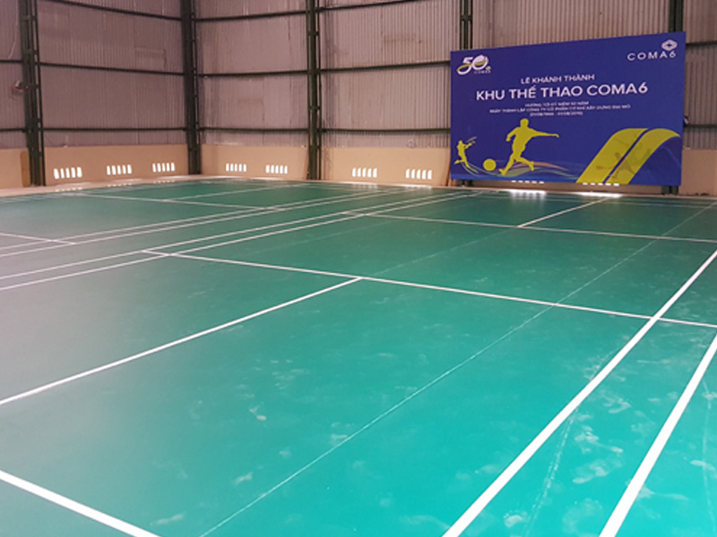 Thi công sân cầu lông tại chung cư Dream Town Coma 6 - Hà Nội 19 Thi công sân cầu lông
