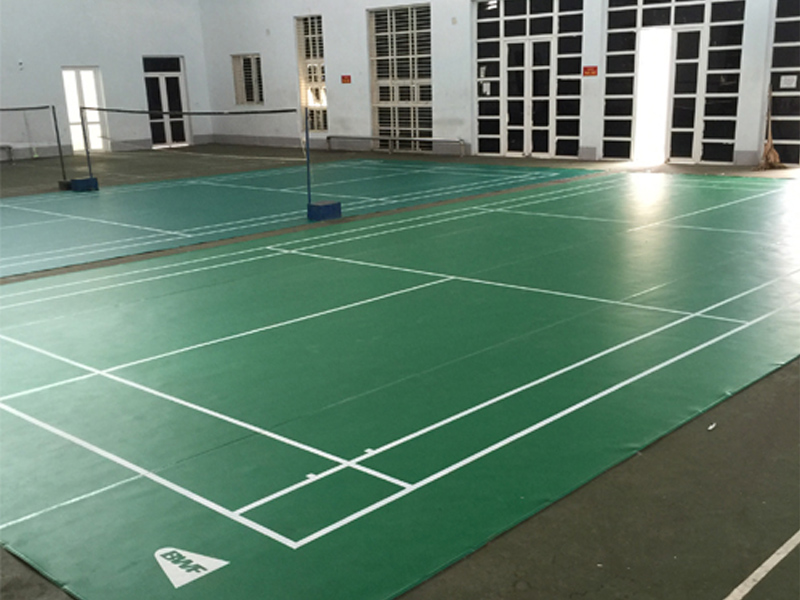 Thi công sân cầu lông tại trung tâm VHTT huyện Tam Dương 17 Thi công sân cầu lông