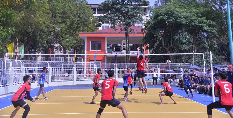 Sân đánh bóng chuyền Hà Nội