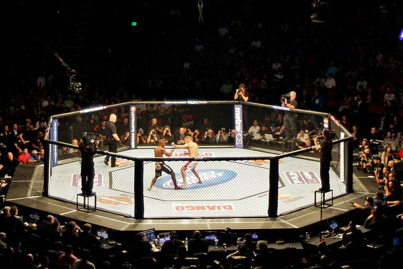 Tất tần tật về luật thi đấu MMA mới nhất 2025 2 Sàn thi đấu MMA