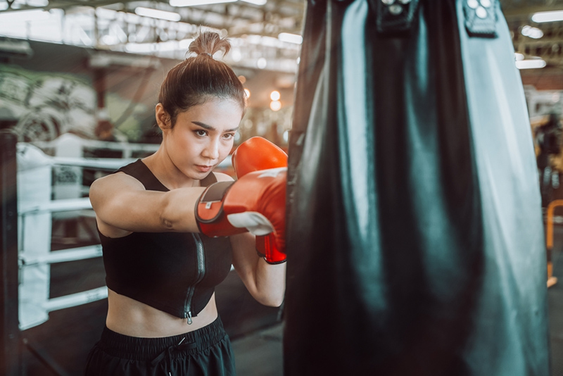 Tập boxing giảm cân
