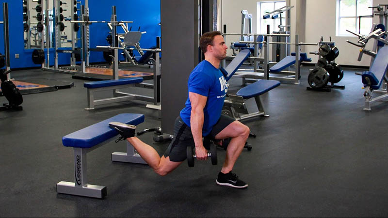 Dumbbell Single Leg Split Squat