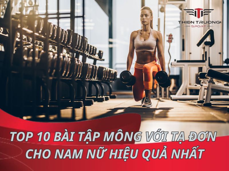 Top 10 bài tập mông với tạ đơn cho nam nữ hiệu quả nhất 4 Bài tập mông với tạ đơn