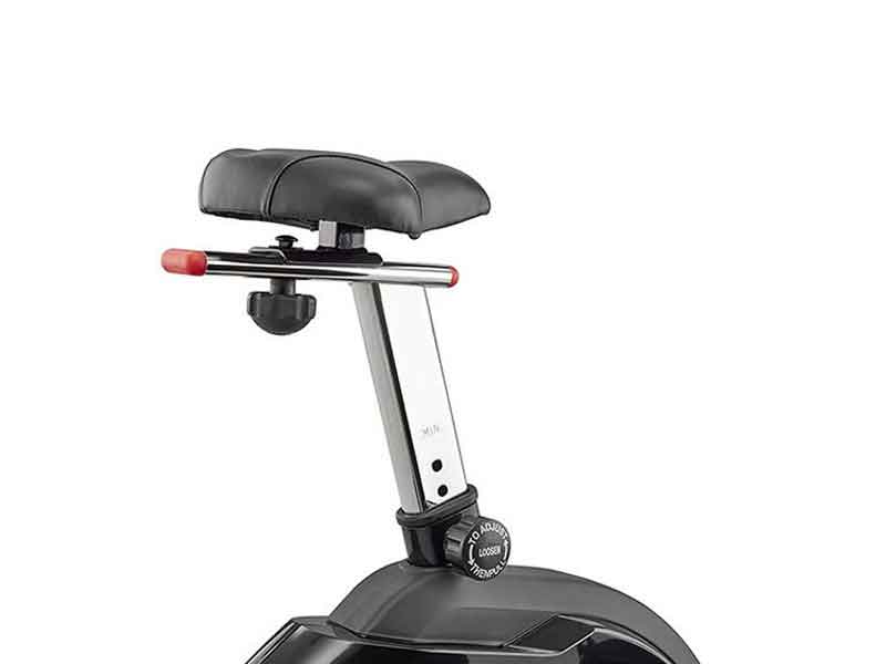 Yên ngồi xe đạp chắc chắn, bọc da êm ái