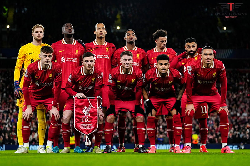 Lịch thi đấu giao hữu của MU, Arsenal, Chelsea, Tottenham, Liverpool 6 Câu lạc bộ bóng đá Liverpool