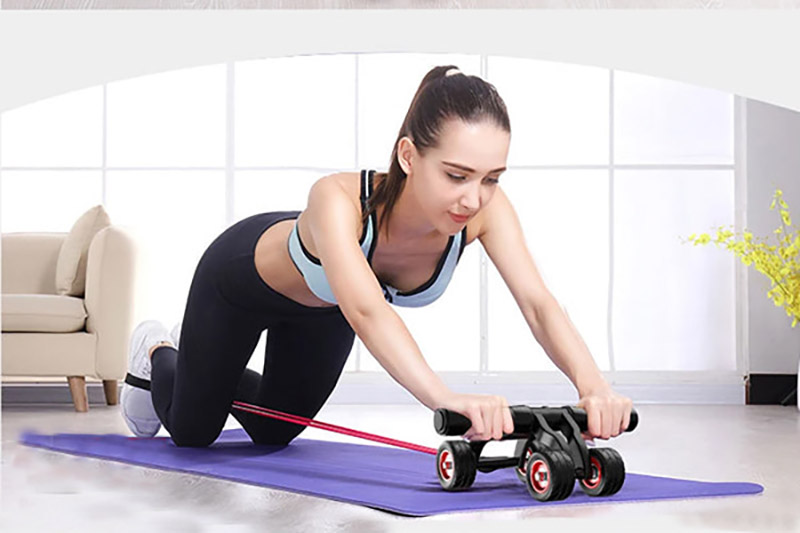 Tập với con lăn và dây kháng lực