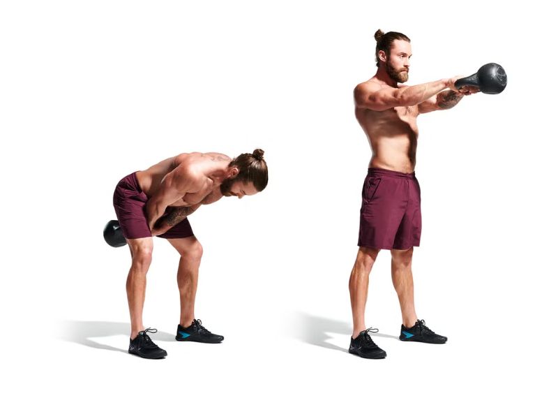 Bài tập Kettlebell Swing
