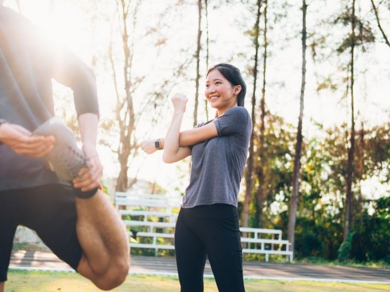 Khởi động trước khi tập xà đơn