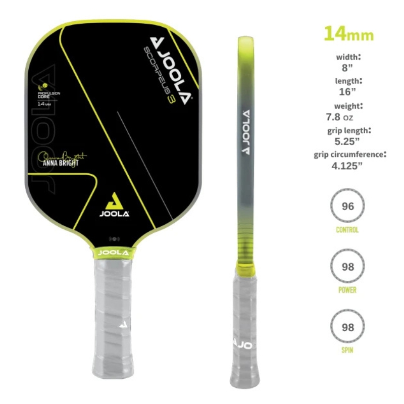 Vợt Pickleball Joola Anna Bright Scorpeus 3 14mm