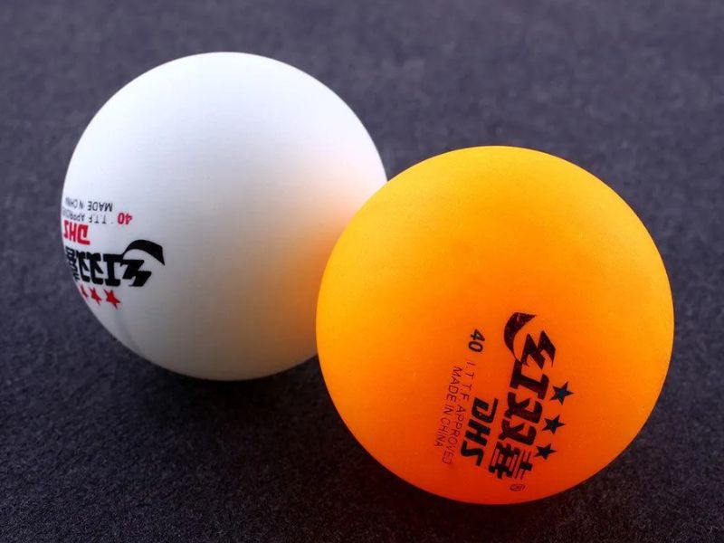 quả bóng bàn có kích thước như nào