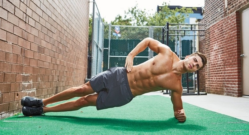 Bài tập plank nghiêng