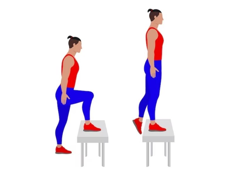 Bài tập Step-ups