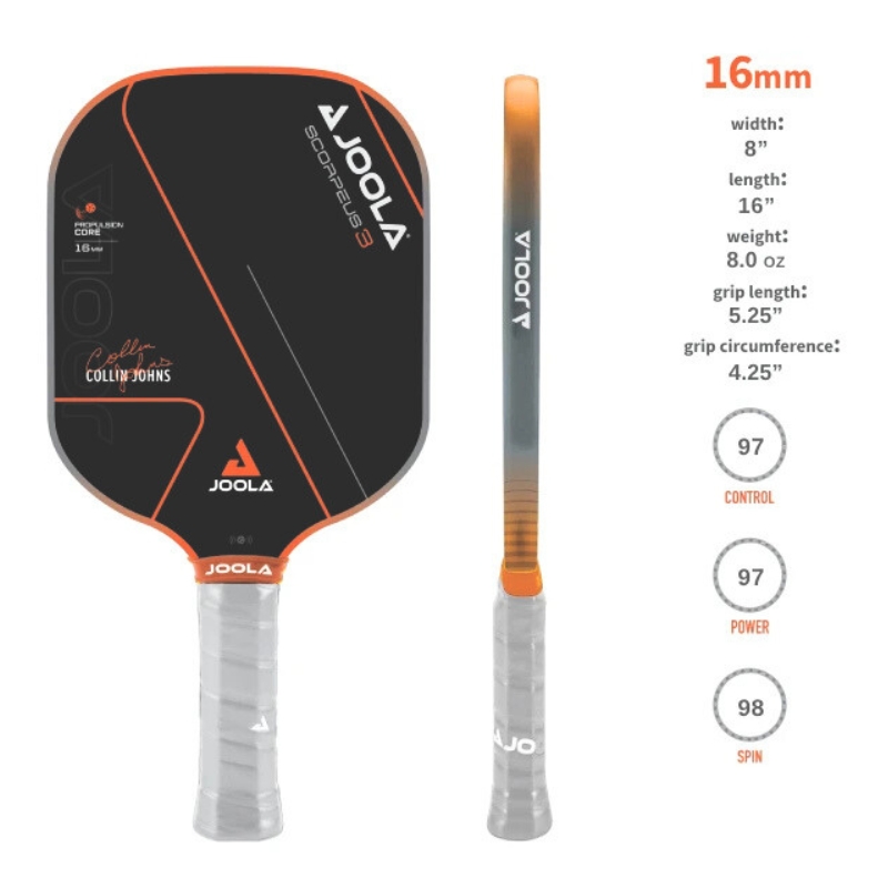 Vợt Pickleball Joola Collin Johns Scorpeus 3 16mm