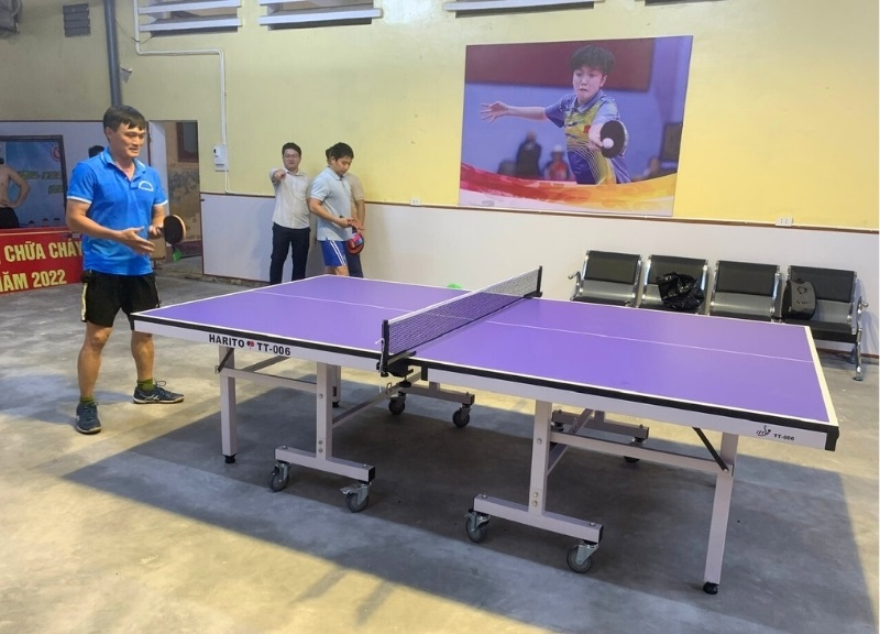 Bàn bóng bàn được sử dụng rộng rãi ở mọi nơi