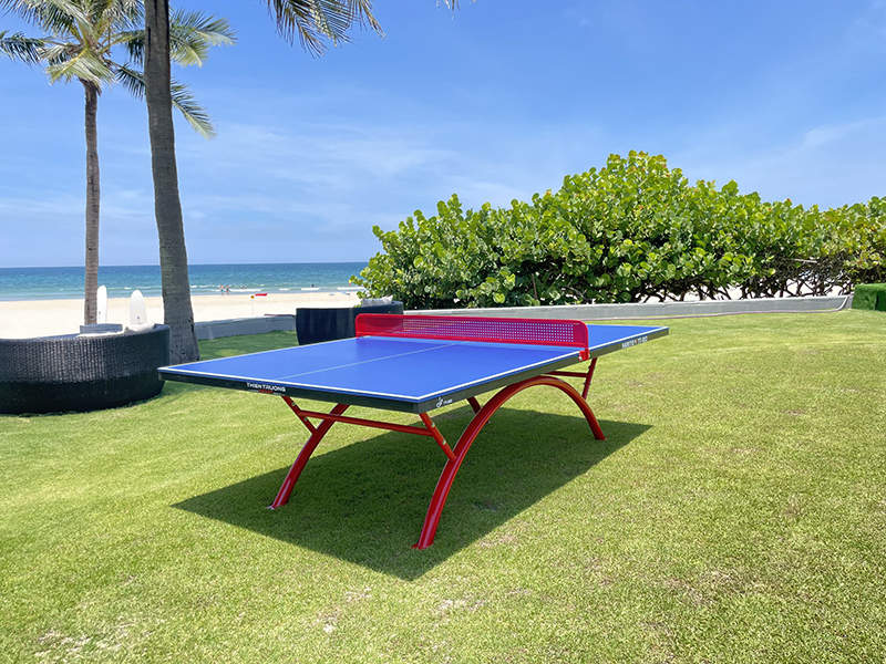 Công nghệ sơn phủ bàn bóng bàn ngoài trời có gì đặc biệt? 5 Bàn bóng bàn ngoài trời TT02
