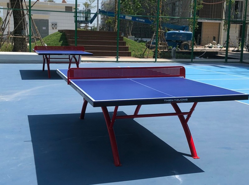 Công nghệ sơn phủ bàn bóng bàn ngoài trời có gì đặc biệt? 3 bàn bóng bàn